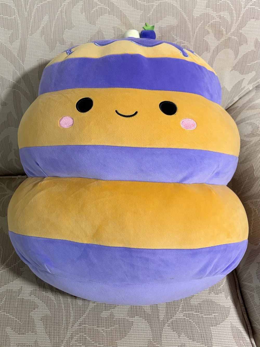 Blueberry pancake squishmallow